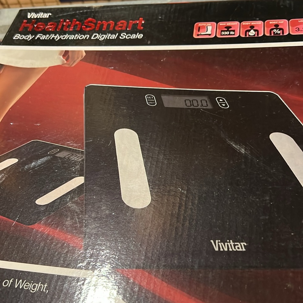 NEW HEALTH SMART BODY FAT/HYDRATION DIGITAL SCALE ! - Picture 3 of 12